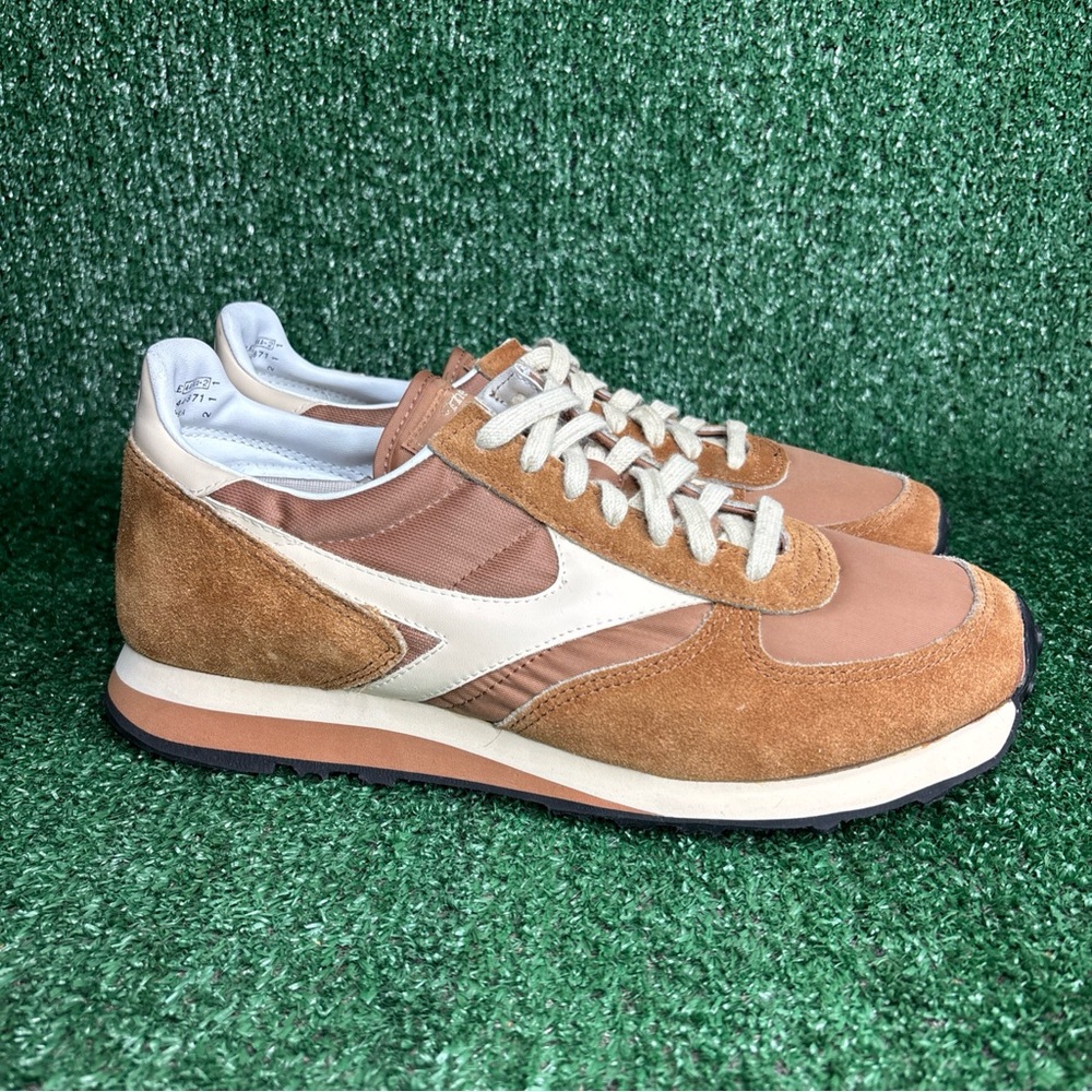 NEW Vintage‎ 1980s Sears “The 440” Tennis Shoes Brown Suede Mens 10.5 2E Wide